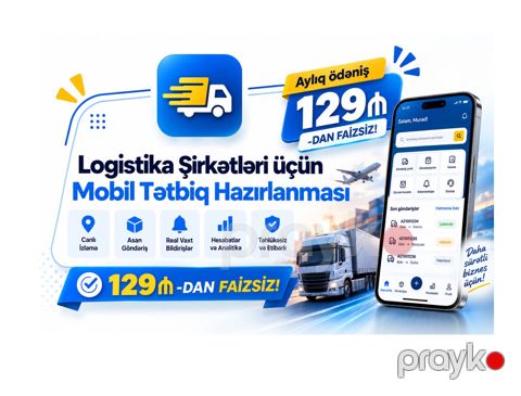 Logistika şirkətləri üçün mobil proqram hazırlanması — Bakı