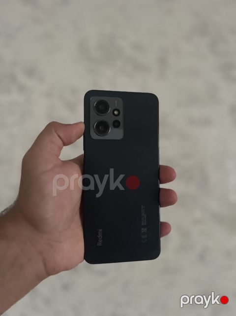 Redmi Note 12, 128 GB, rəng - Qara, Barmaq izi, İki sim kartlı, Face ID — Bakı