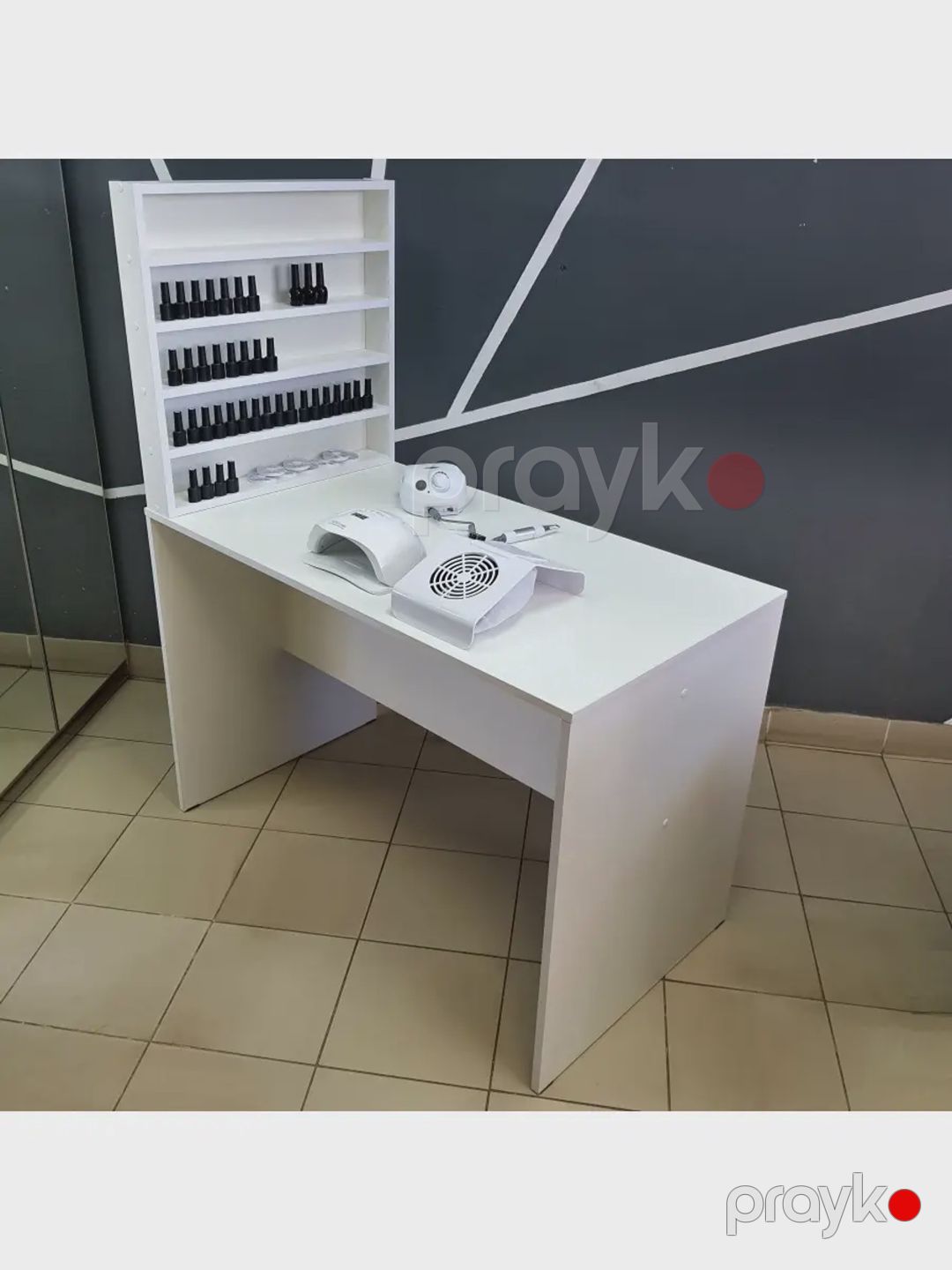 Manikür masası 3563_M3Au24StolManikurPolkaLakiWh, 100х130х54 sm — Mallar, Bakı (2)