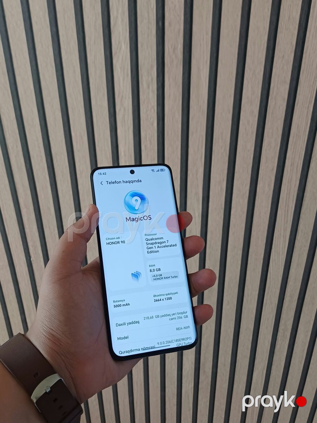 Honor 90, 256 GB, rəng - Qara, Zəmanət, Barmaq izi, Simsiz şarj — Honor, Bakı (4)