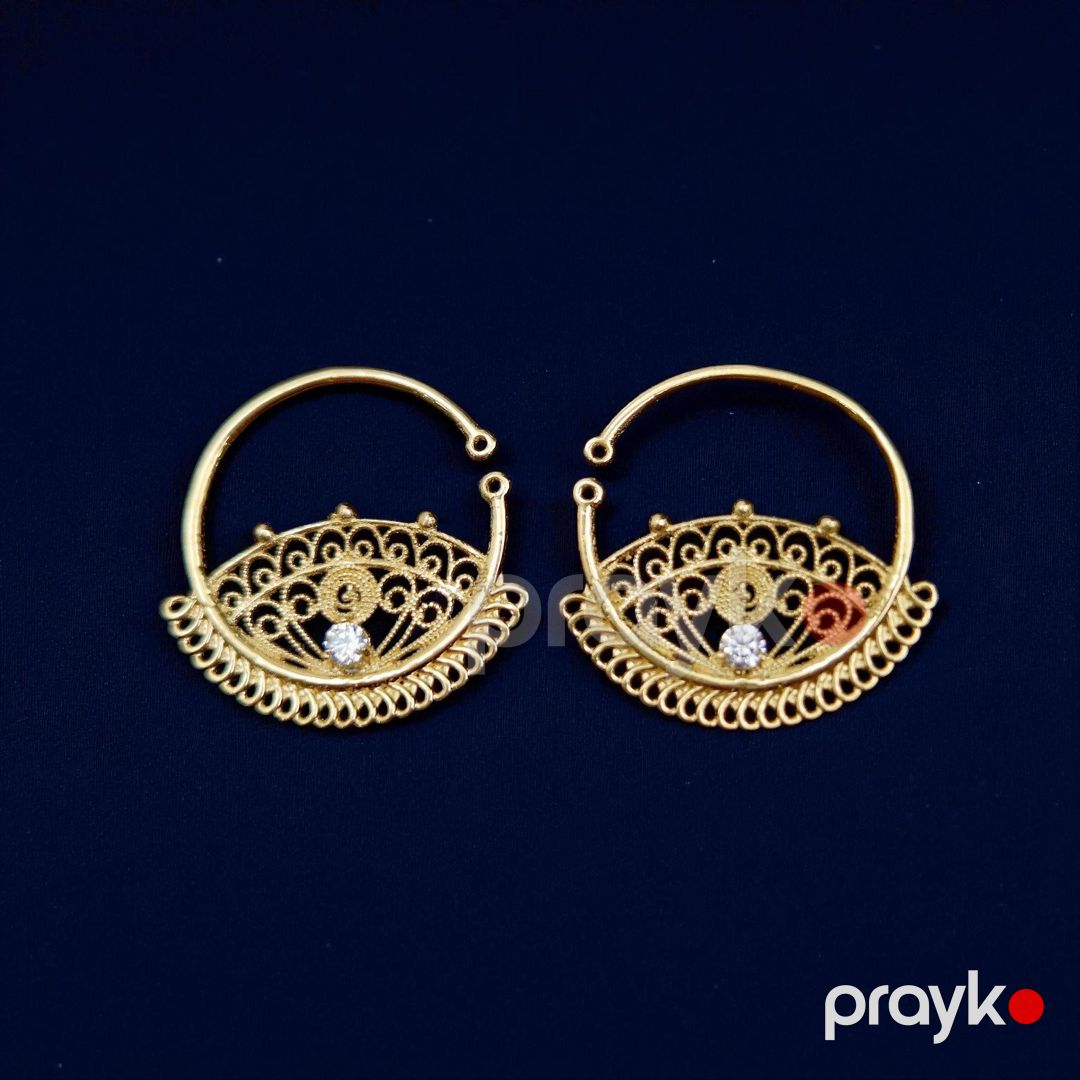Qadın sırğaları Azgold_10138, qızıl 585 əyar VJ772661 No Brand — Mallar, Bakı (2)