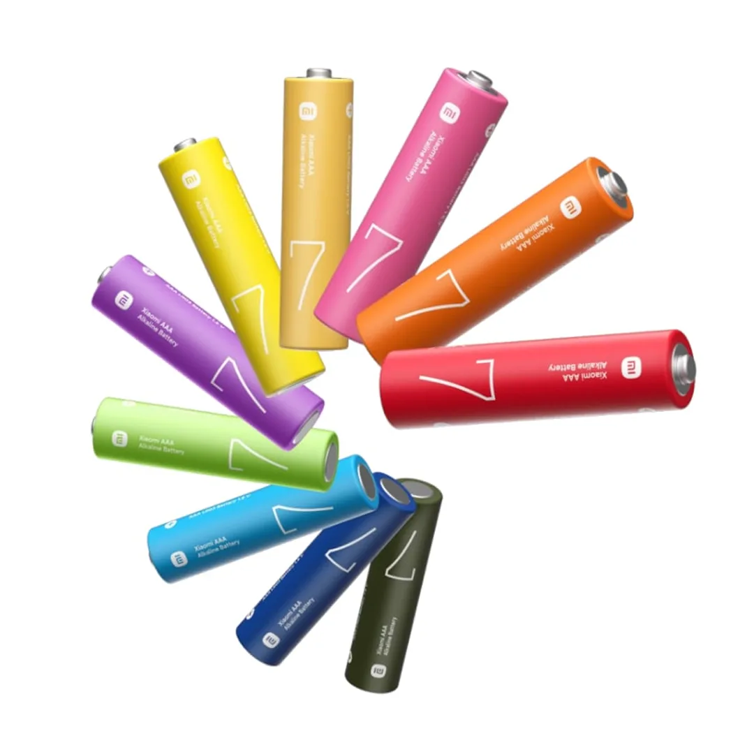 Batareya Xiaomi AAA Rainbow Batteries (10 Count) — Bakı