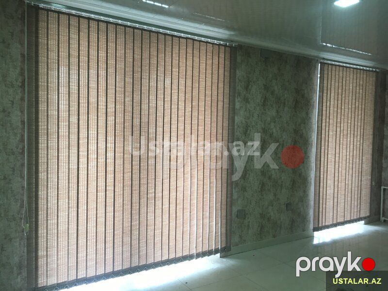 Jaluz plise zebra perde — Pəncərələr, qapılar, balkonlar, Bakı (9)