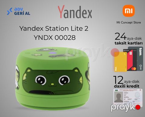 Ağıllı dinamik Yandex Station Lite 2 Green 0028 — Bakı