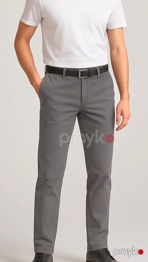 Kişilər üçün klassik şalvar Zegna4, boz, pambıq, ölçü 32 — Bakı