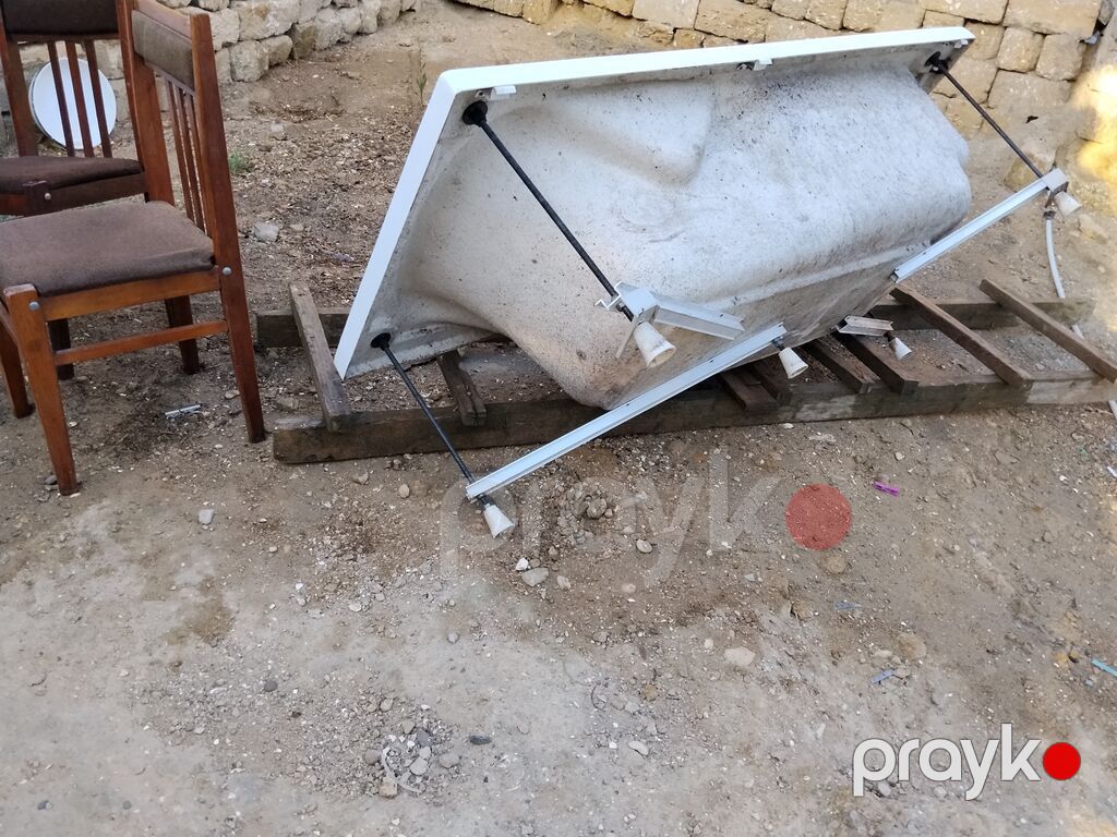 Akril vannaya - Material: akril - Rəng: ağ - Düz düzbucaqlı forma — Vannalar və jakuzi, Digah (2)