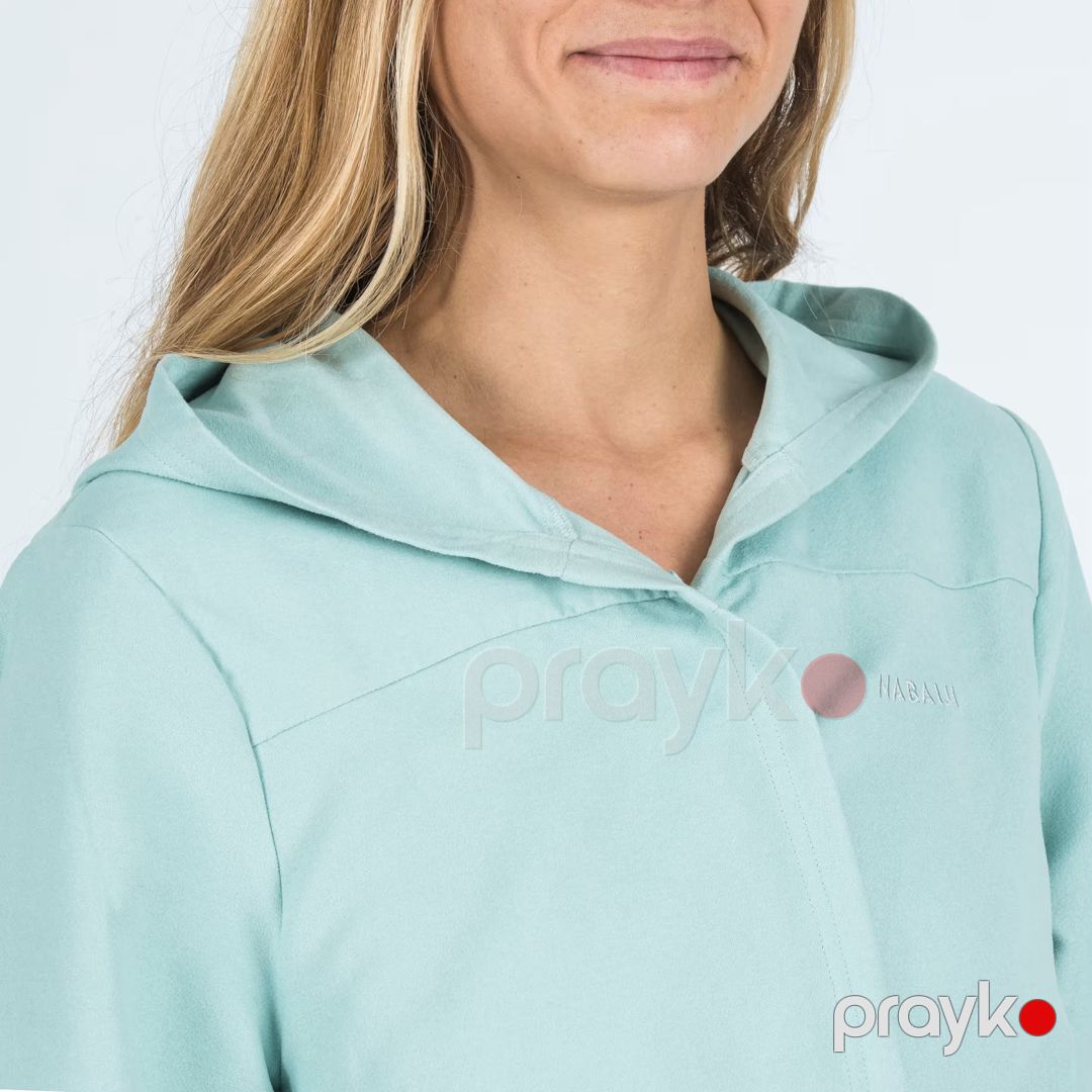 Qadınlar üçün hamam xələti Decathlon 8892707, mikrofibra, yaşıl, ölçü L — Mallar, Bakı (3)