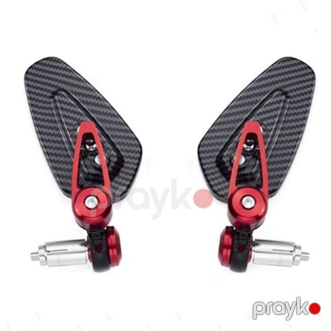 Motosikl üçün yan güzgülər Red Carbon — Bakı