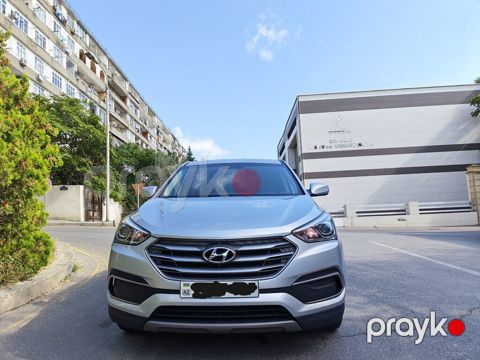 Hyundai Santa Fe, 2.4 L, 2017 il, 192 326 km — Bakı