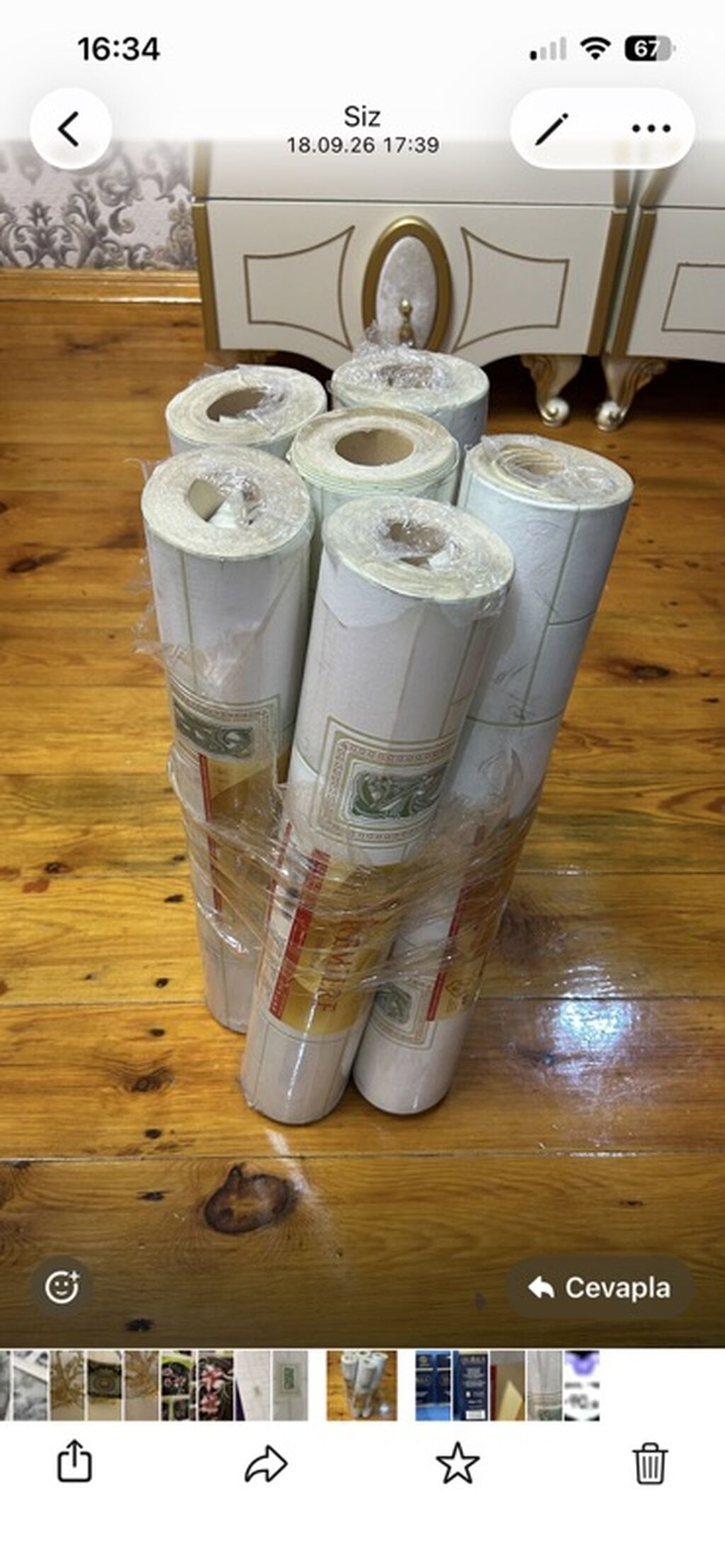 Aboylar satilir ustundede 2 eded kleyiyle birge 6 eded Aboy 2 eded — Divar kağızları, Digah (2)