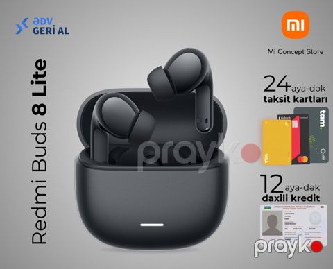 Simsiz qulaqlıq Redmi Buds 8 Lite Black — Bakı