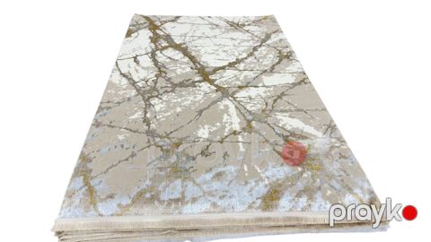 Xalça SH8818, bej, ipək, 200x400 sm — Bakı