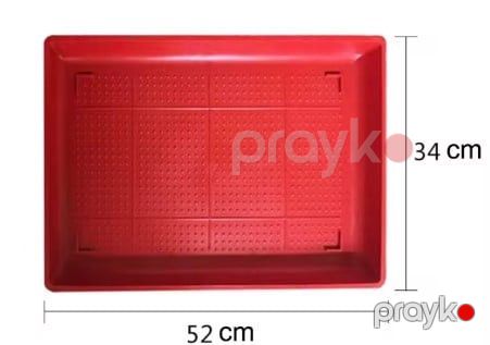 Quşlar üçün yem təknəsi, plastik, cücə və toyuqlar üçün, kvadrat prl_0403 — Bakı