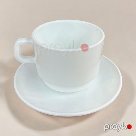 Çay dəsti Danny Home 2395, keramika, ağ, 250 ml, 12 əd — Bakı