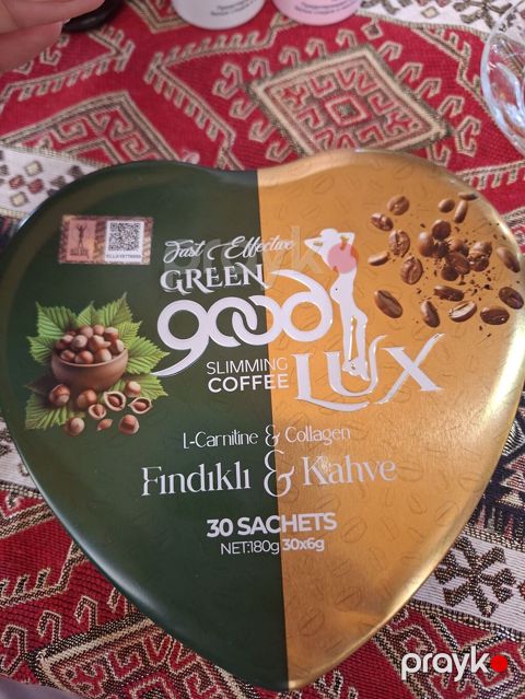 Green Good Lux Slimming Coffee – fındıqlı və qəhvəli - Tərkib — Digah
