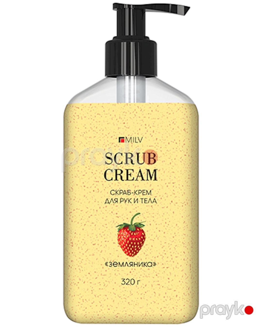 Krem-skrab bədən üçün Milv Çiyələk 320 q — Mallar, Bakı (2)