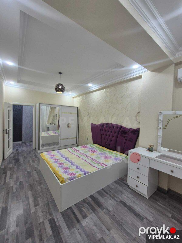 Abşeron rayonunda 1 otaqlı Yeni tikili Kirayə verilir, 42 m² — Mənzil, Bakı (5)