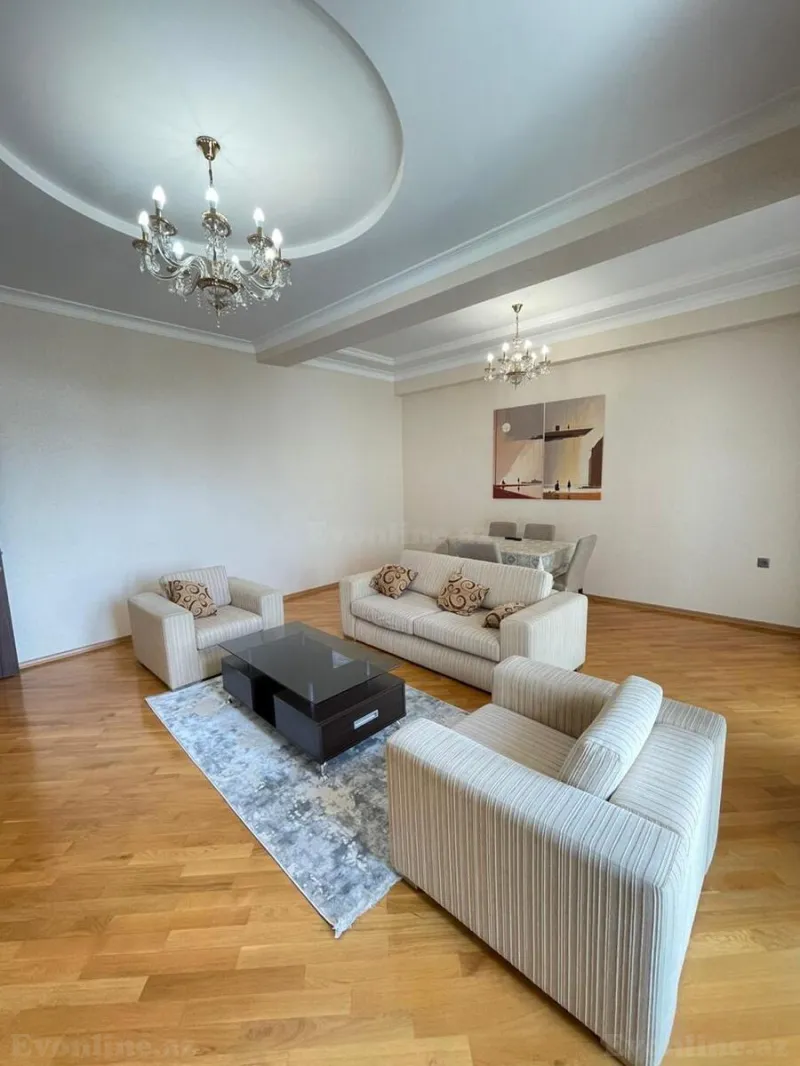 Kirayə verilir 3 otaqlı Mənzil Yeni tikili 130 m² Bakı, Nəsimi r — Mənzil, Bakı (3)