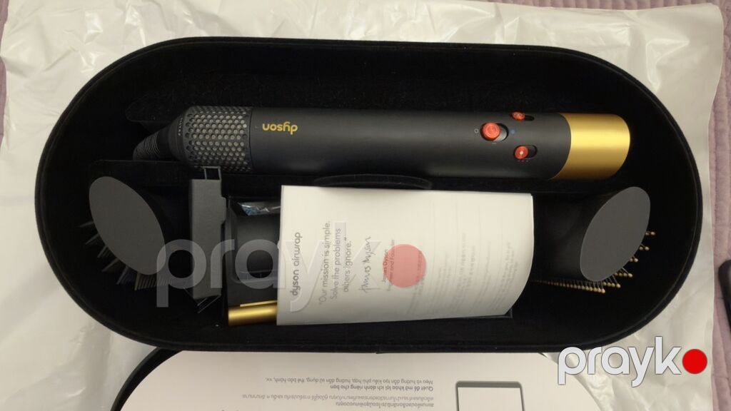 New Dyson Airwrap Multistyler HS05 Onyx Goldkontakt home-dan 1700 m — Saç burmağa və düzəltməyə, Bakı (4)