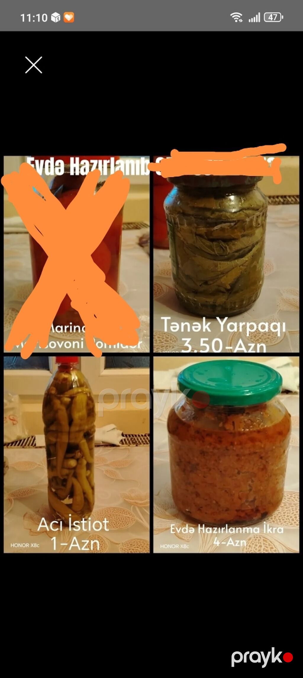 Ev şəraitində hazırlanmış turşular və qəlyanaltılar - Acı istiot — Qida məhsulları, Digah (2)