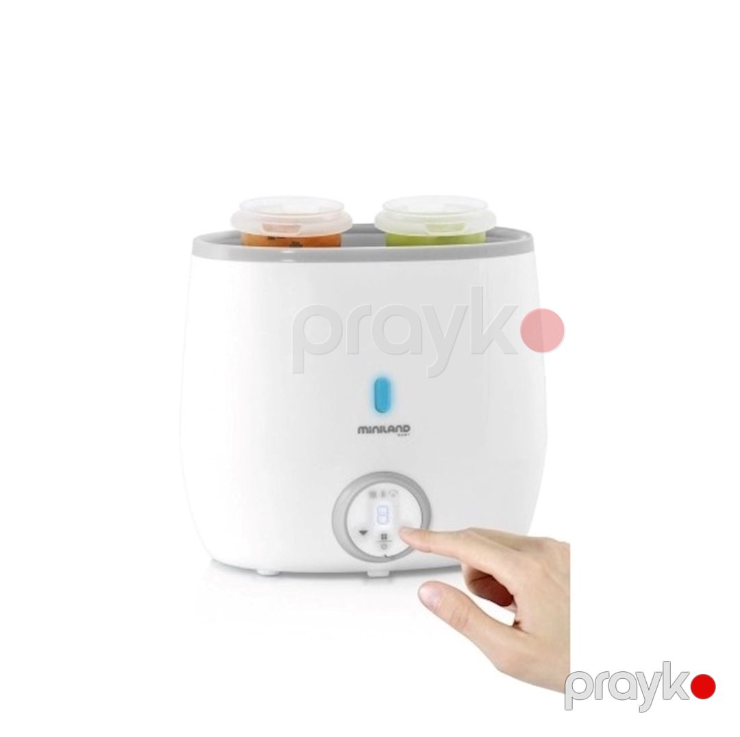Qızdırıcı-sterilizator Miniland 89197 Warmy Twin iki qab üçün, ağ — Mallar, Bakı (2)