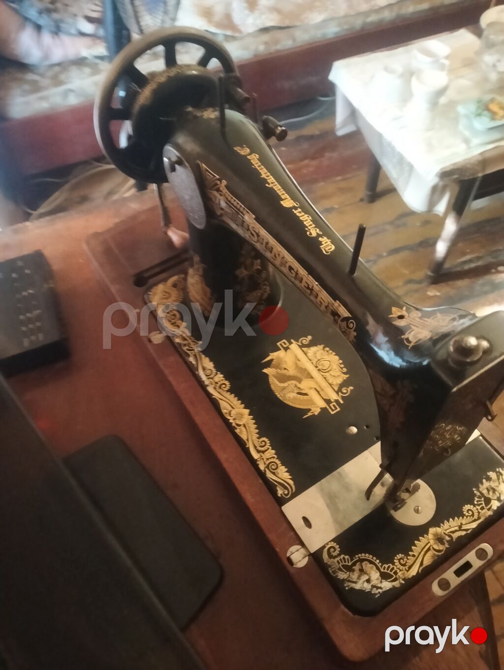 Məhsul: Singer mexaniki tikiş maşını (antique model) Xüsusiyyətlər — Digər, Bakı (3)