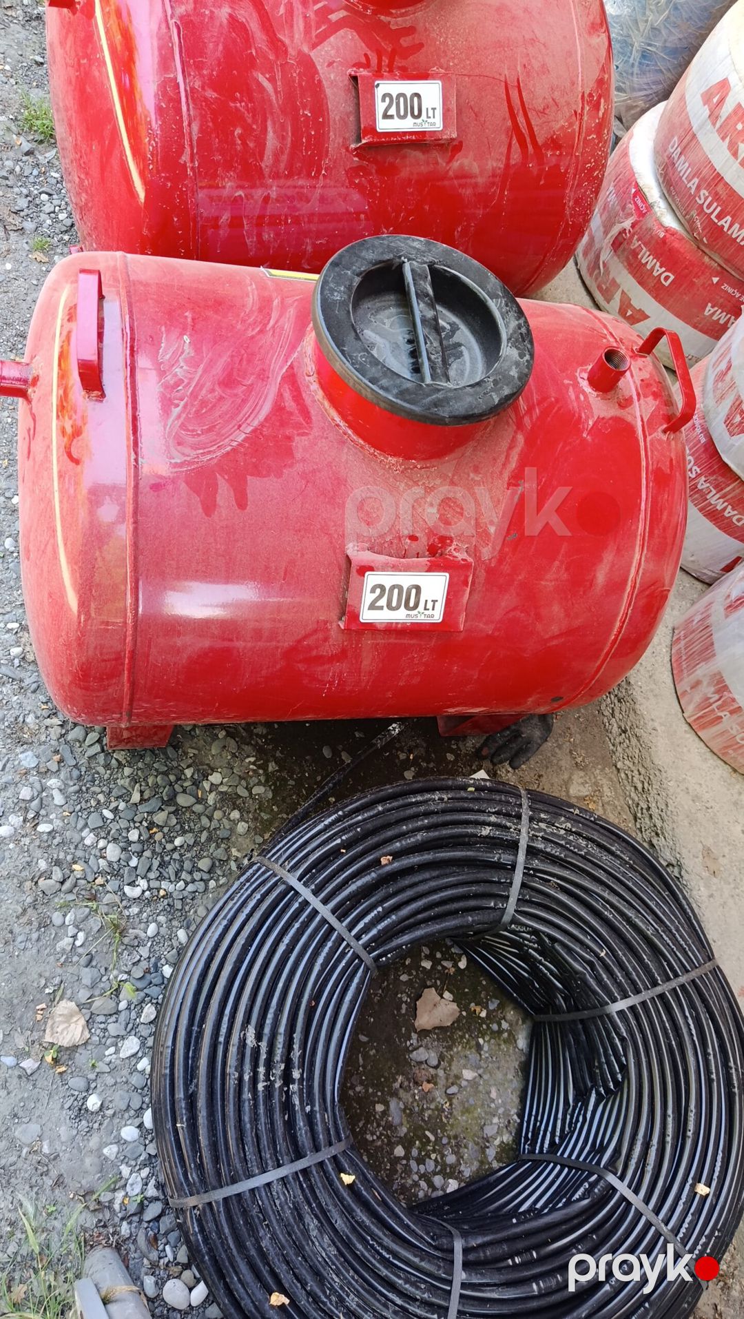 Gübrə çəni 200lt — Su tərəfindən suvarma, drenaj və drenaj, Xaçmaz (3)
