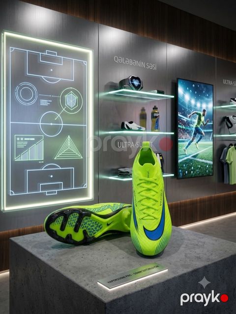 Futbol butsları 2587958, sintetika, neon yaşıl, ölçü 37 — Bakı