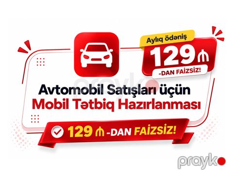 Avtomobil satışları üçün veb sayt hazırlanması — Bakı