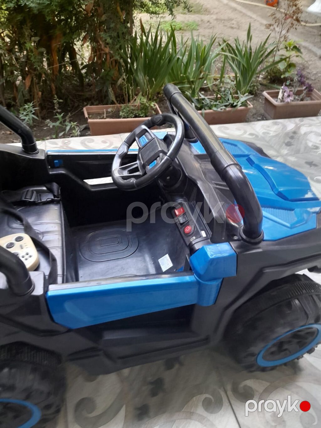 Uşaq üçün elektrikli off-road tipli maşın - Rəng: mavi/qara korpus — Uşaq avtomobilləri, Mingəçevir (2)