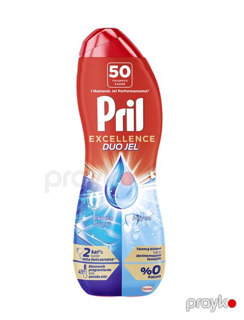 Qabyuyan maşın üçün qabyuyan gel Pril Excellence Duo 900 ml — Bakı