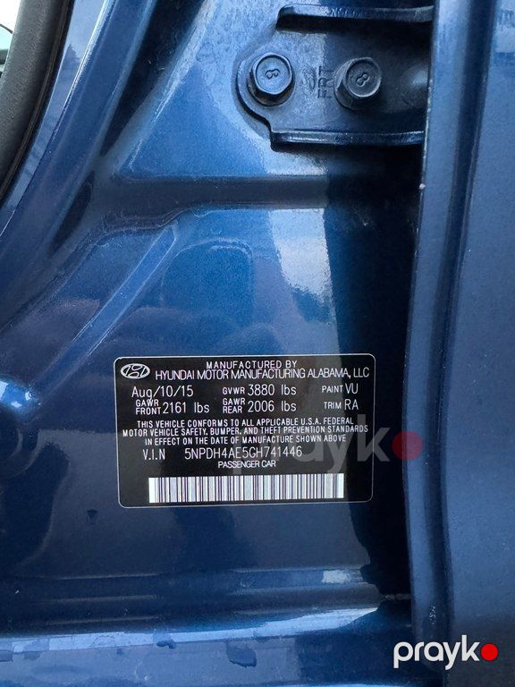 Hyundai Elantra, 1.8 L, 2015 il, 155 000 km — Avtomobillər, Şəmkir (10)