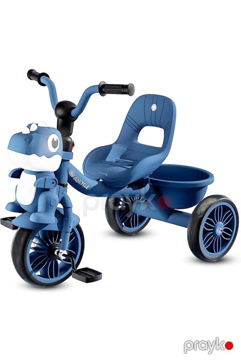 Üçtəkərli velosiped Dino 0001, 3-6 yaş, mavi — Bakı