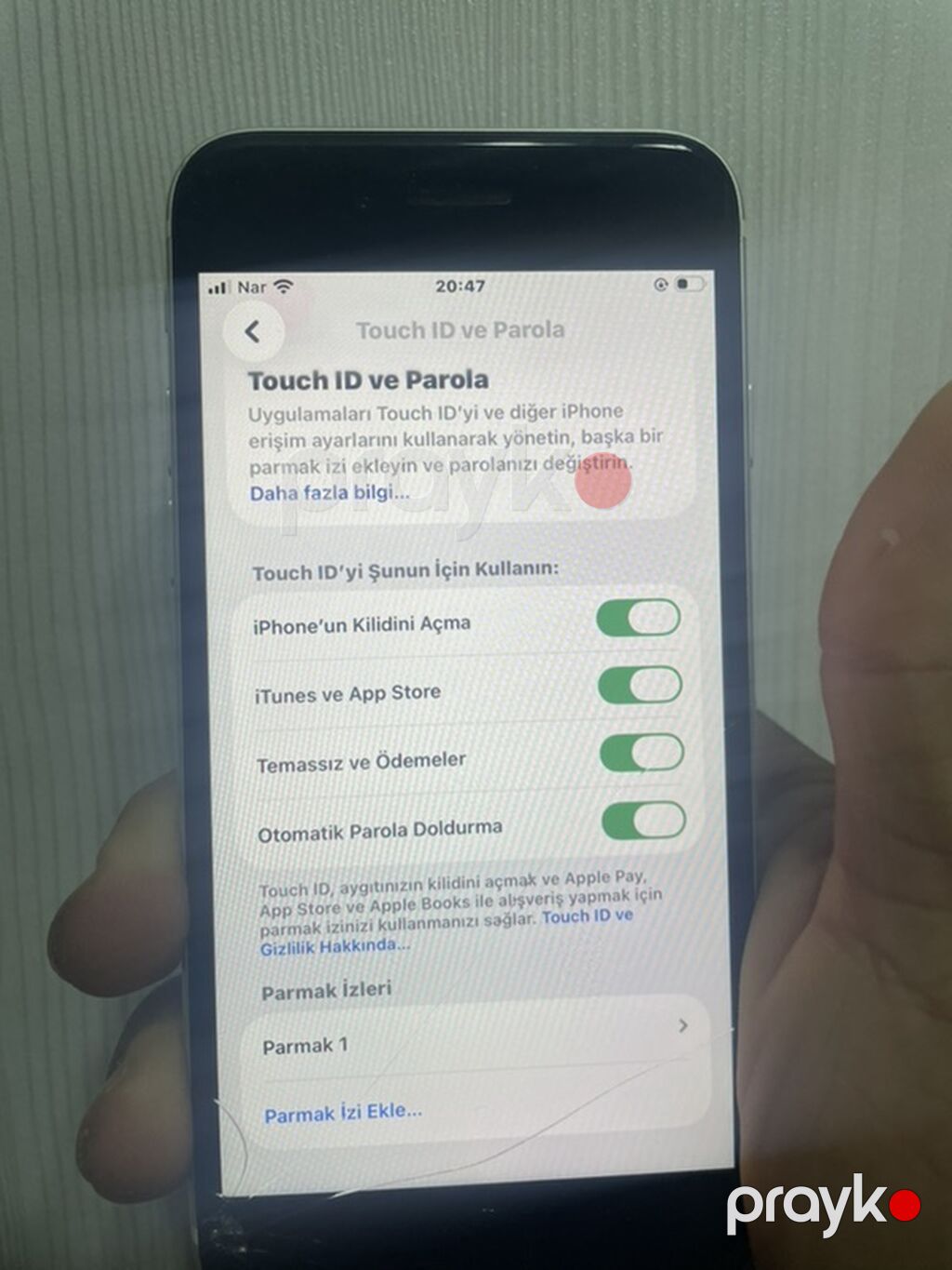 IPhone SE 2020, 64 GB, Ağ, Qırıq — Apple iPhone, Bakı (9)