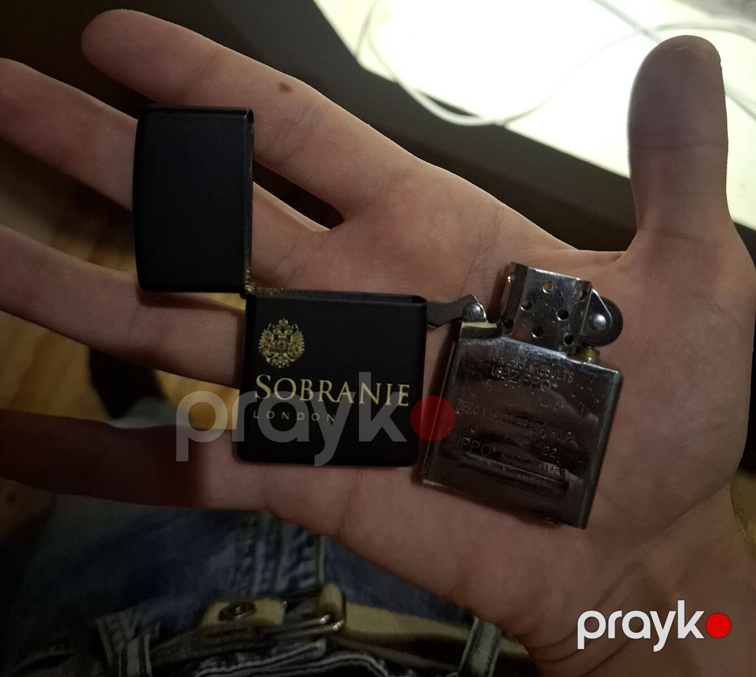 Zippo Classic Black Matte Sobranie — Şəxsi əşyalar, Bakı (3)
