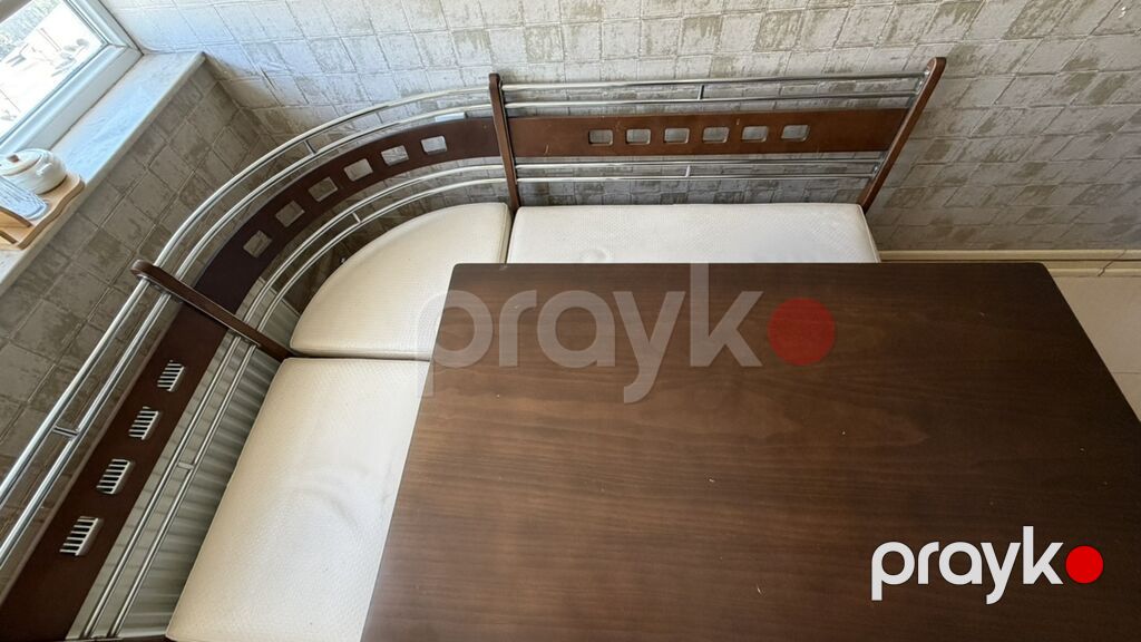 Mətbəx üçün, İşlənmiş, Açılan, Dördbucaq masa, 2 stul — Masalar və stullar, Bakı (3)