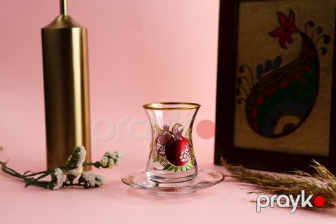 Çay dəsti Buta Glass EA00057, 6 nəfərlik, şüşə, şəffaf — Bakı