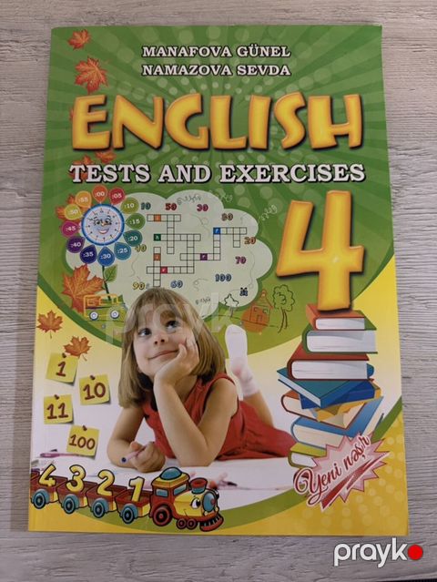 “English Tests and Exercises – 4th Grade” adlı dərs vəsaiti — Bakı