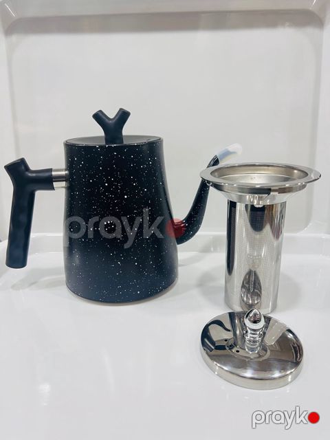 Dəmləmə çaydanı 911miv 6921-85, 1500 ml, mərmər, qara — Bakı