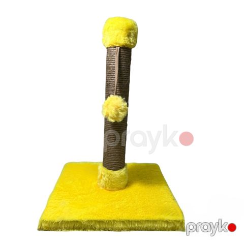 Dırnaq itiləyən dirək Zoomir Yellow Lemon, kvadrat özül ilə, 42х30х30 sm — Bakı