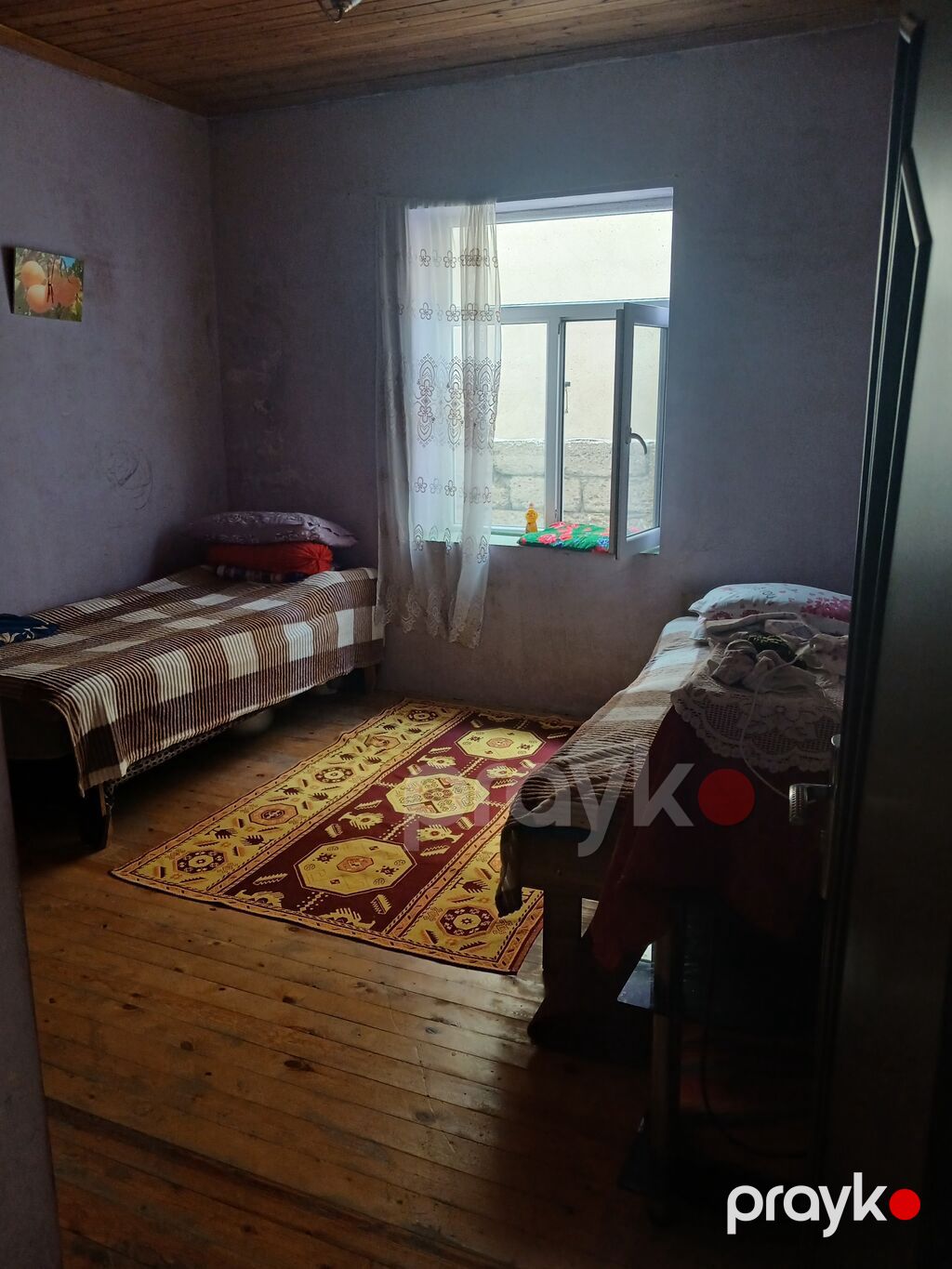 2 otaqlı həyət evi - Plan: 2 ayrı yataq otağı/otaq, zal, mətbəx və — Ev, villa, Digah (4)