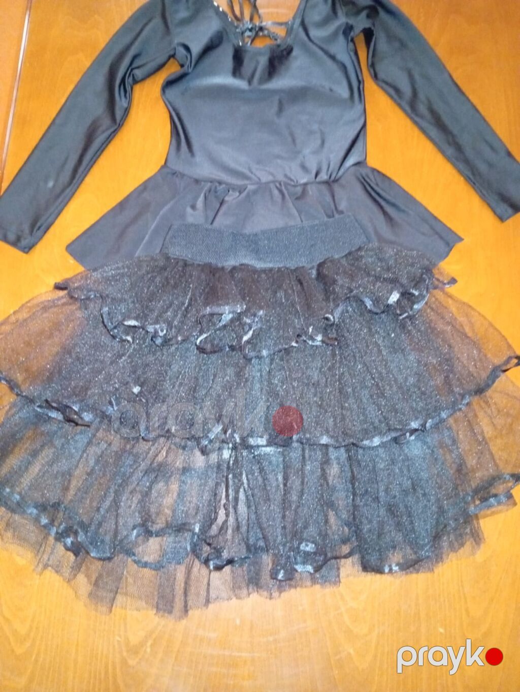 Uşaq üçün bayram temalı kostyum dəsti - Qırmızı tül ətək: çoxqatlı — Uşaq geyimi, Bakı (9)