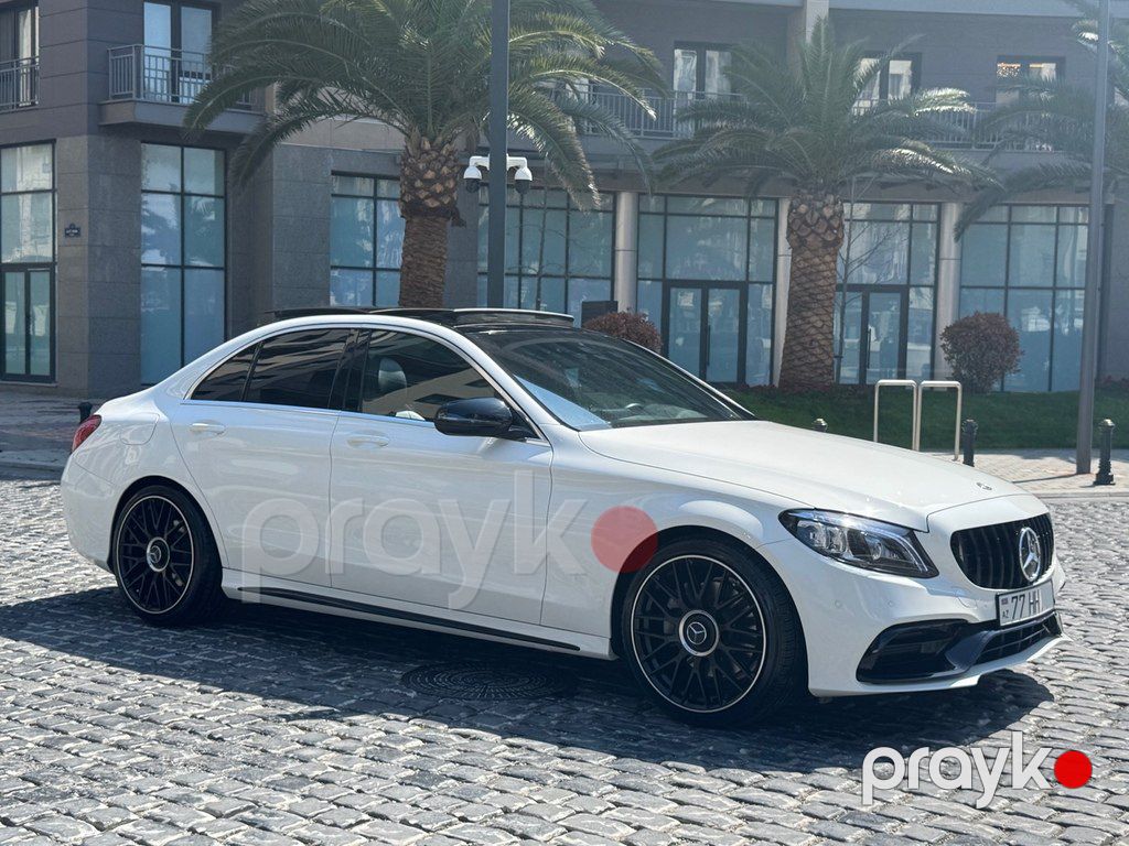Mercedes C 300, 2.0 L, 2018 il, 152 000 km — Avtomobillər, Bakı (2)