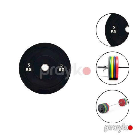 Disk Ironflex 1573/1 5 kq, dəmir/PVC, dəliyin diametri 50 mm, qara — Bakı
