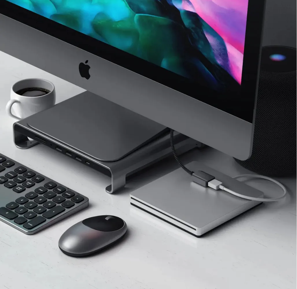 HUB Satechi Aluminum Usb-c to USB 3.0 Adapter Space Gray — Mallar, Bakı (5)