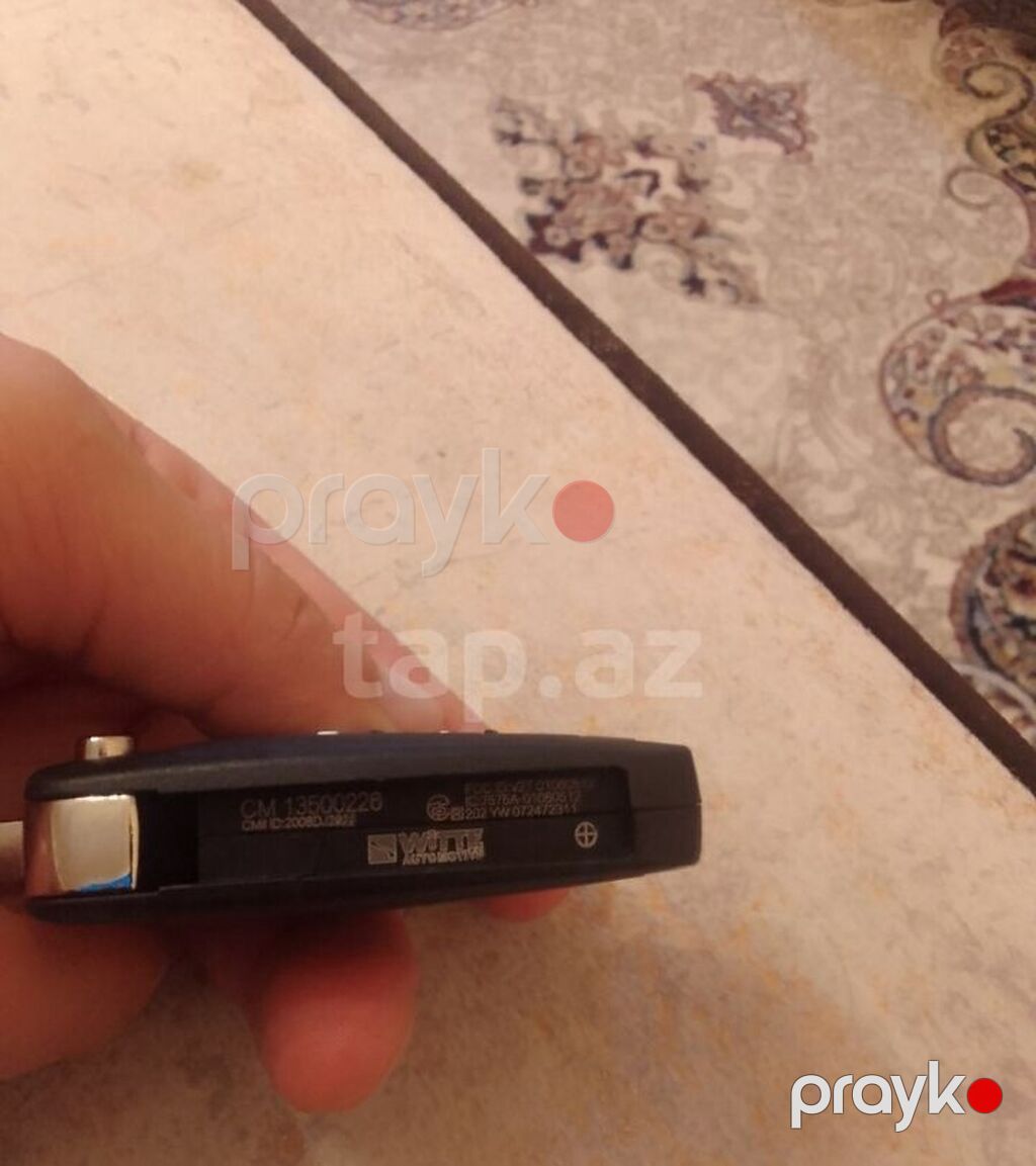 Chevrolet Cruze üçün qatlanan uzaqdan idarəetmə açar korpusu (model — Avtomobil elektrikası, Gəncə (3)