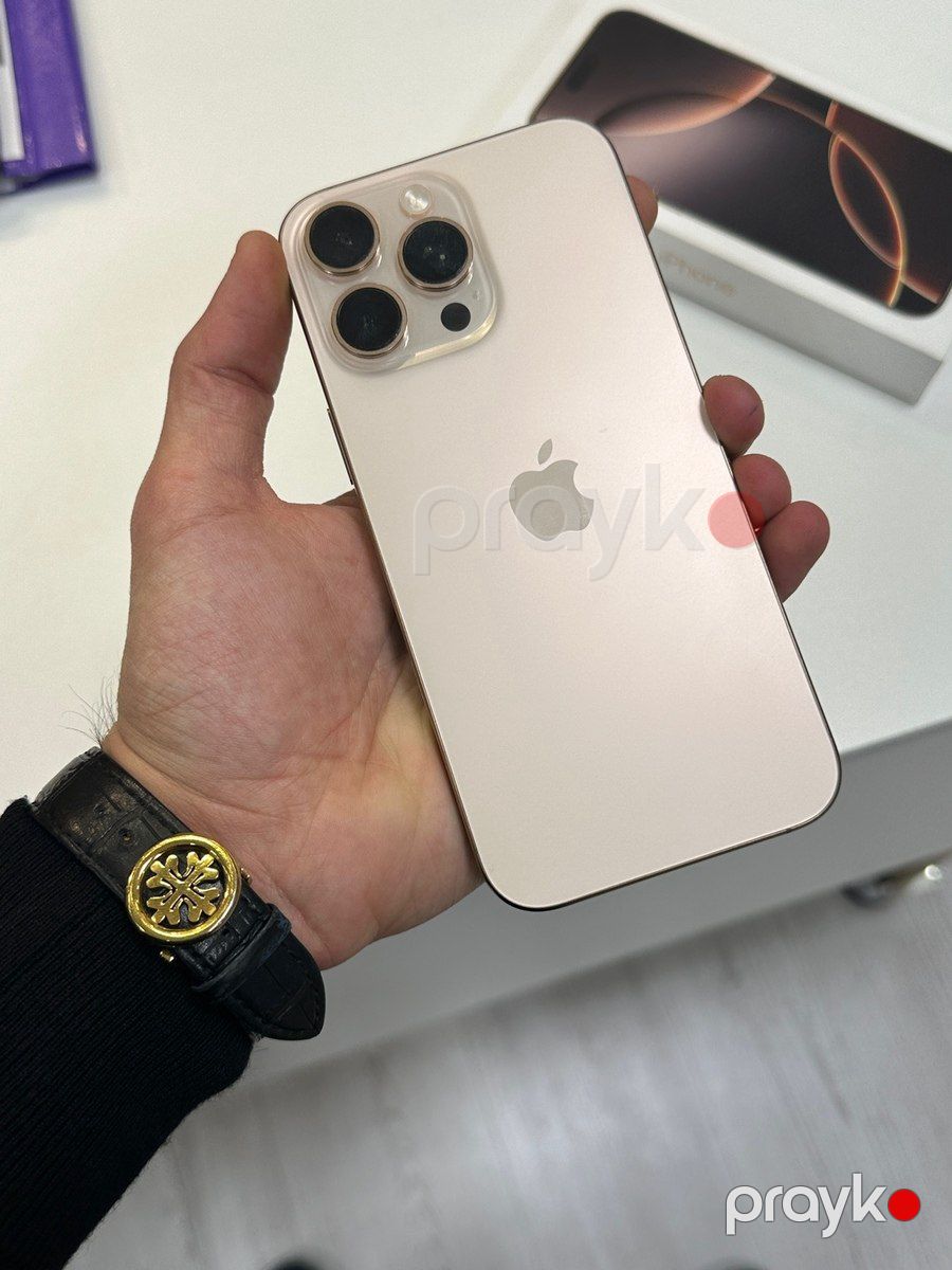 Apple iPhone 16 Pro Max Desert Titanium 256GB/8GB — Smartfonlar, Bakı (2)