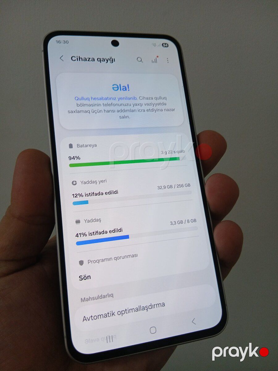 Samsung Galaxy A56 Awesome Lightgrey 256GB/8GB — Smartfonlar, Bakı (2)