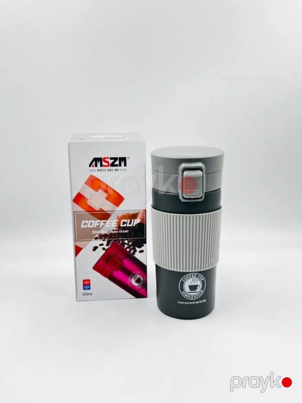 Termo fincan 4562, paslanmayan polad, boz, 350 ml — Mallar, Bakı (2)