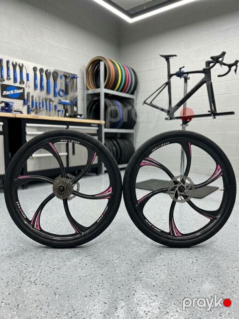 Velosiped üçün 26" magnezium/alüminium təkər cütü - Ölçü: 26" x — Digah
